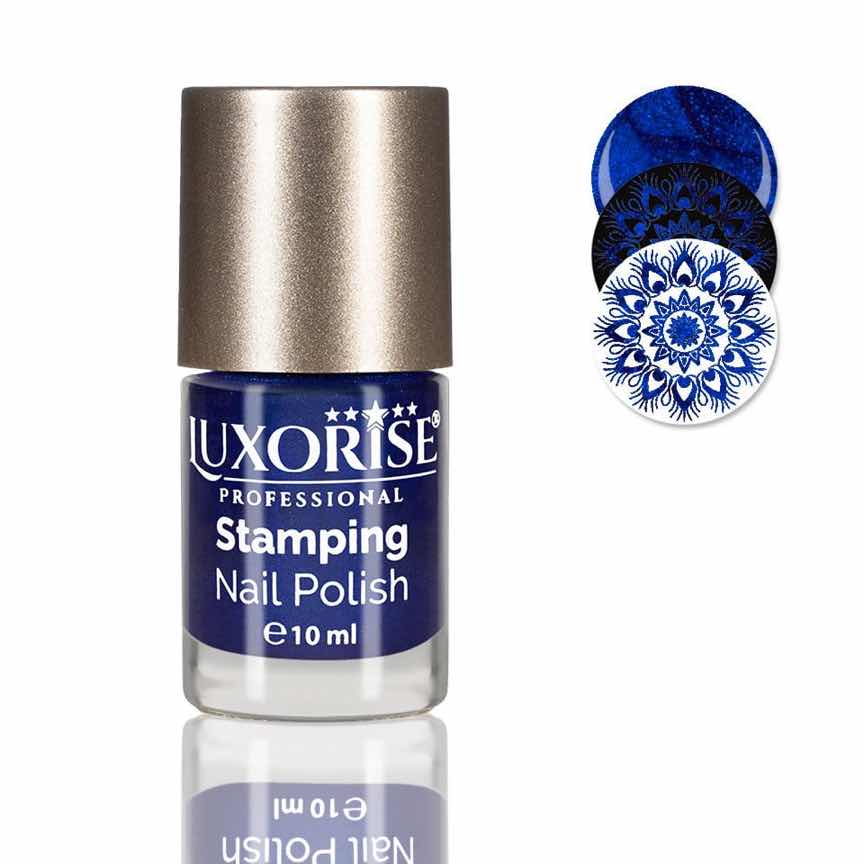 Oja Stampila Unghii LUXORISE, Laser - Indigo Glow #03 Oja Stampila Unghii LUXORISE, Laser - Indigo Glow #03
