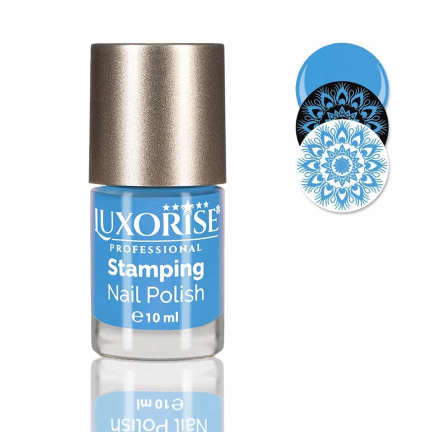 Oja Stampila Unghii LUXORISE, Neon - Vivid Blue Oja Stampila Unghii LUXORISE, Neon - Vivid Blue