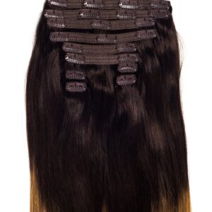 Extensii Clip-On VIP Ombre Ciocolatiu/Blond Miere
