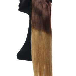 Extensii Flip-In Deluxe Ombre Ciocolatiu/Blond Miere