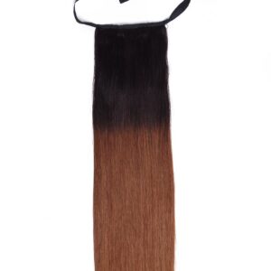 Coada Deluxe Ombre Saten Inchis/Aramiu