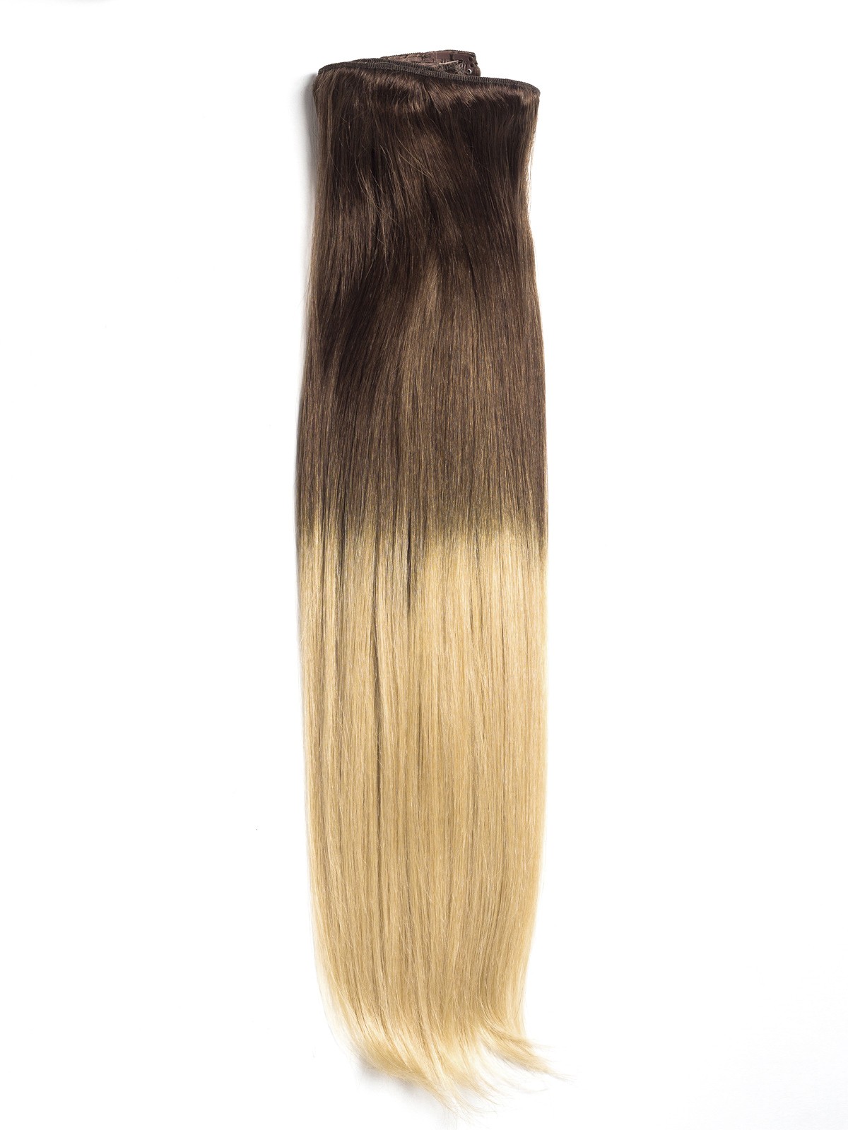 Extensii Clip-On Deluxe Ombre Saten Natural/Blond Extensii Clip-On Deluxe Ombre Saten Natural/Blond