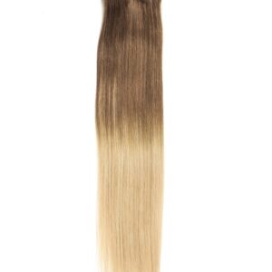 Extensii Clip-On Premium Ombre Saten Natural/Blond