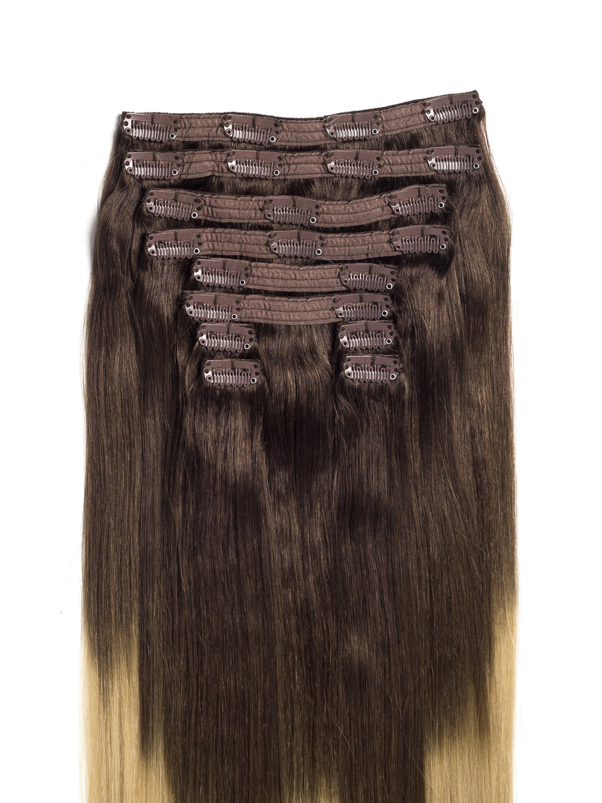 Extensii Clip-On VIP Ombre Saten Natural/Blond Extensii Clip-On VIP Ombre Saten Natural/Blond
