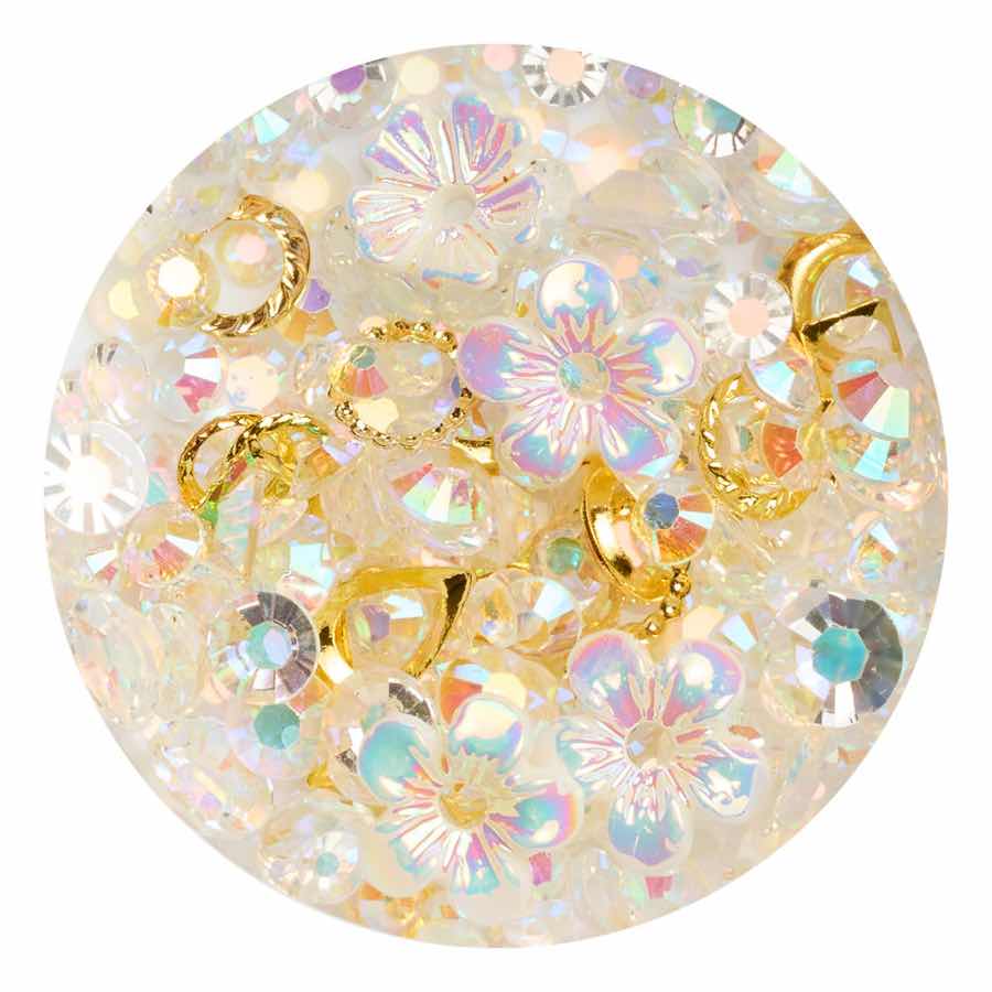 Cristale unghii mix box Shell Crystals Cristale unghii mix box Shell Crystals