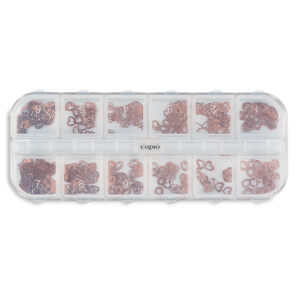 Ornamente metalice unghii set 12 Darling