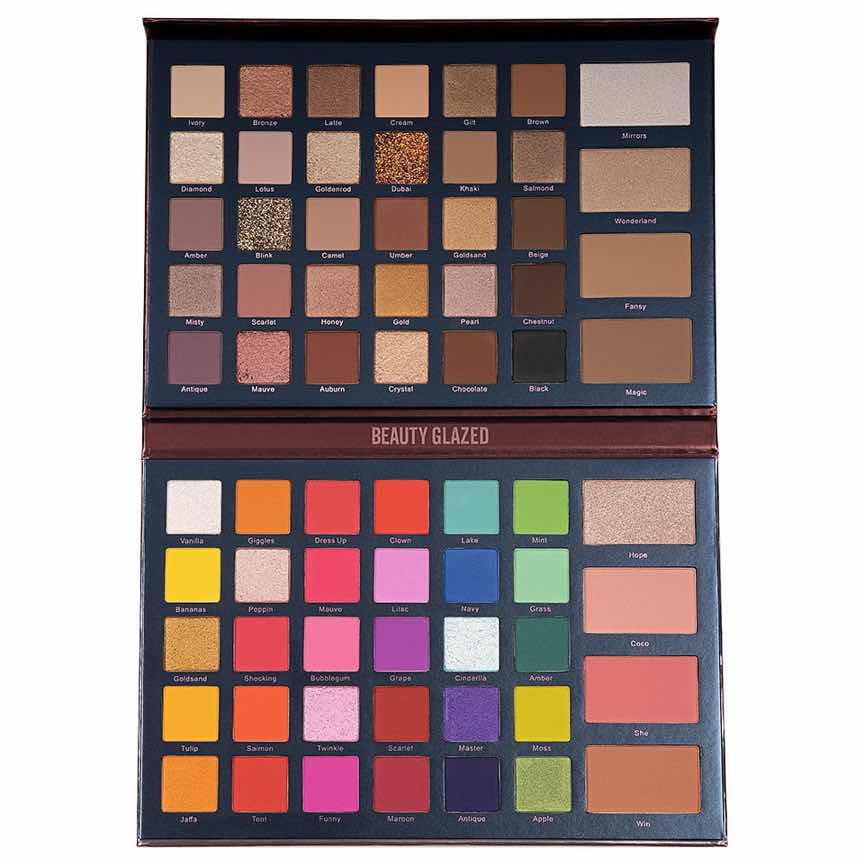 Paleta Machiaj Beauty Glazed Mix&Match, 68 culori Paleta Machiaj Beauty Glazed Mix&Match, 68 culori