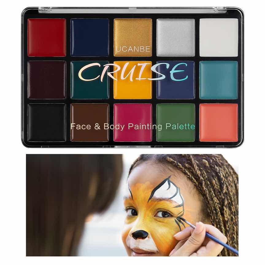 Paleta Machiaj Multicolora UCANBE, Cruise Face&Body Painting Palette Paleta Machiaj Multicolora UCANBE, Cruise Face&Body Painting Palette