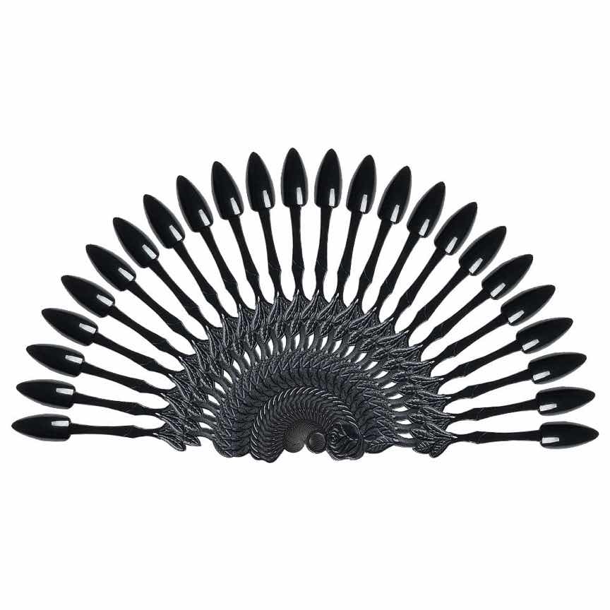 Paletar Unghii Crown 24 pozitii pentru exersare si expunere, Negru, inel Paletar Unghii Crown 24 pozitii pentru exersare si expunere, Negru, inel