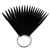 Paletar Unghii Stiletto 40 pozitii pentru exersare si expunere, Negru Paletar Unghii Stiletto 40 pozitii pentru exersare si expunere, Negru