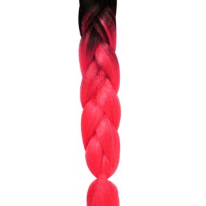 Par Jumbo Ombre Negru/Roz
