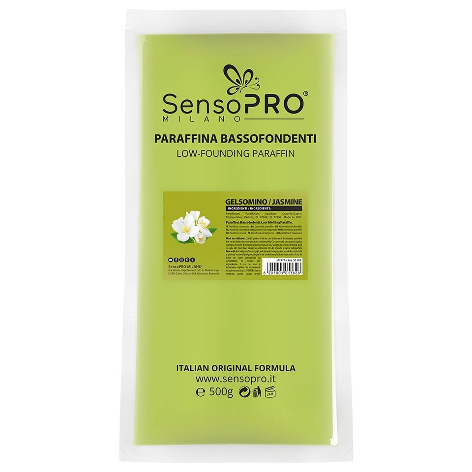 Parafina Cosmetica SensoPRO Milano, Iasomie 500g Parafina Cosmetica SensoPRO Milano, Iasomie 500g