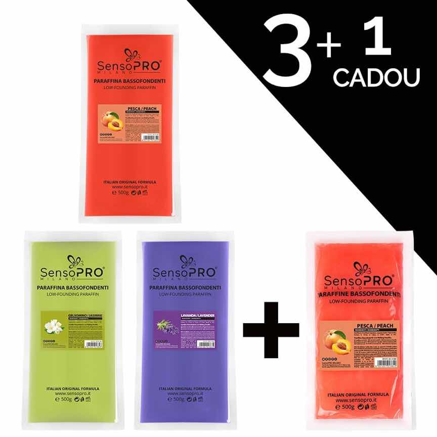 Parafina Solida 500g SensoPRO Milano 3 + 1 CADOU Parafina Solida 500g SensoPRO Milano 3 + 1 CADOU