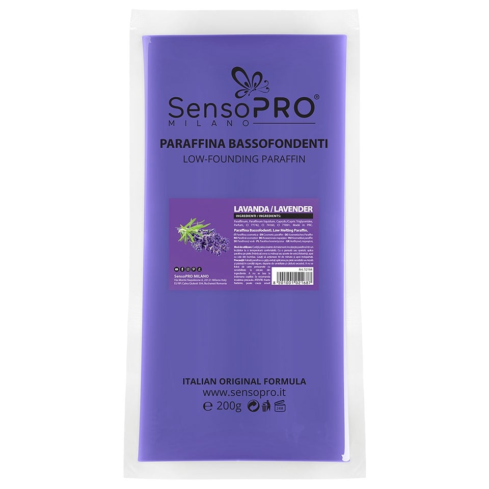 Parafina Solida cu aroma de Lavanda SensoPRO Milano, 200 g Parafina Solida cu aroma de Lavanda SensoPRO Milano, 200 g