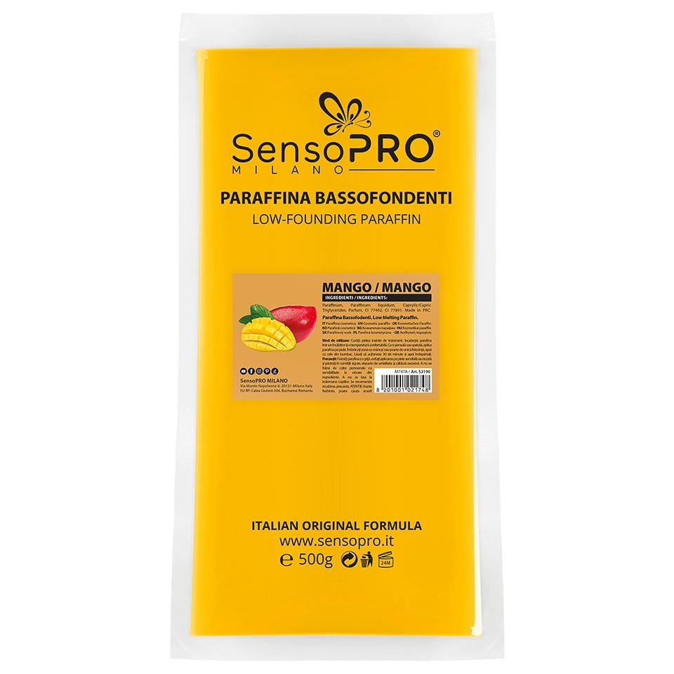 Parafina Solida cu aroma de Mango SensoPRO Milano, 500 g Parafina Solida cu aroma de Mango SensoPRO Milano, 500 g