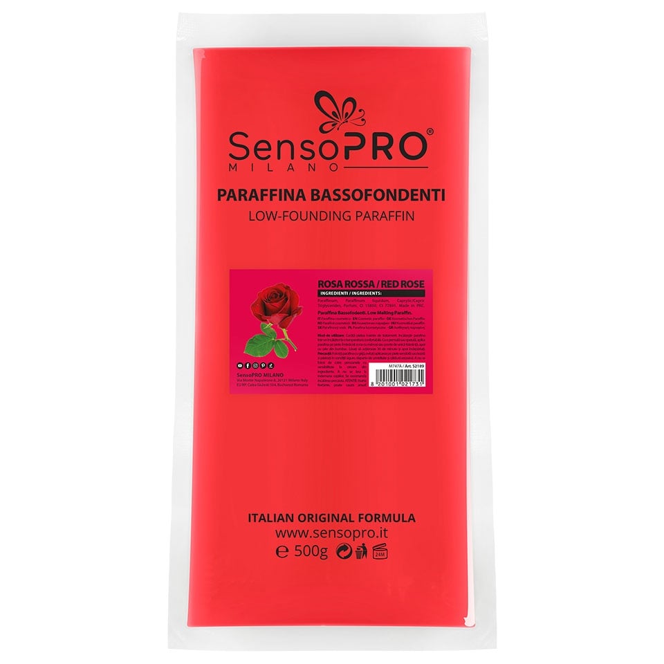 Parafina Solida cu aroma de Trandafir SensoPRO Milano, 500 g Parafina Solida cu aroma de Trandafir SensoPRO Milano, 500 g