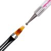 Pensula Unghii pentru Ombre, cu doua capete #01 LUXORISE Pensula Unghii pentru Ombre, cu doua capete #01 LUXORISE