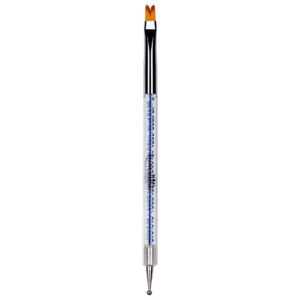 Pensula Unghii tehnica One Stroke, doua capete #08 LUXORISE
