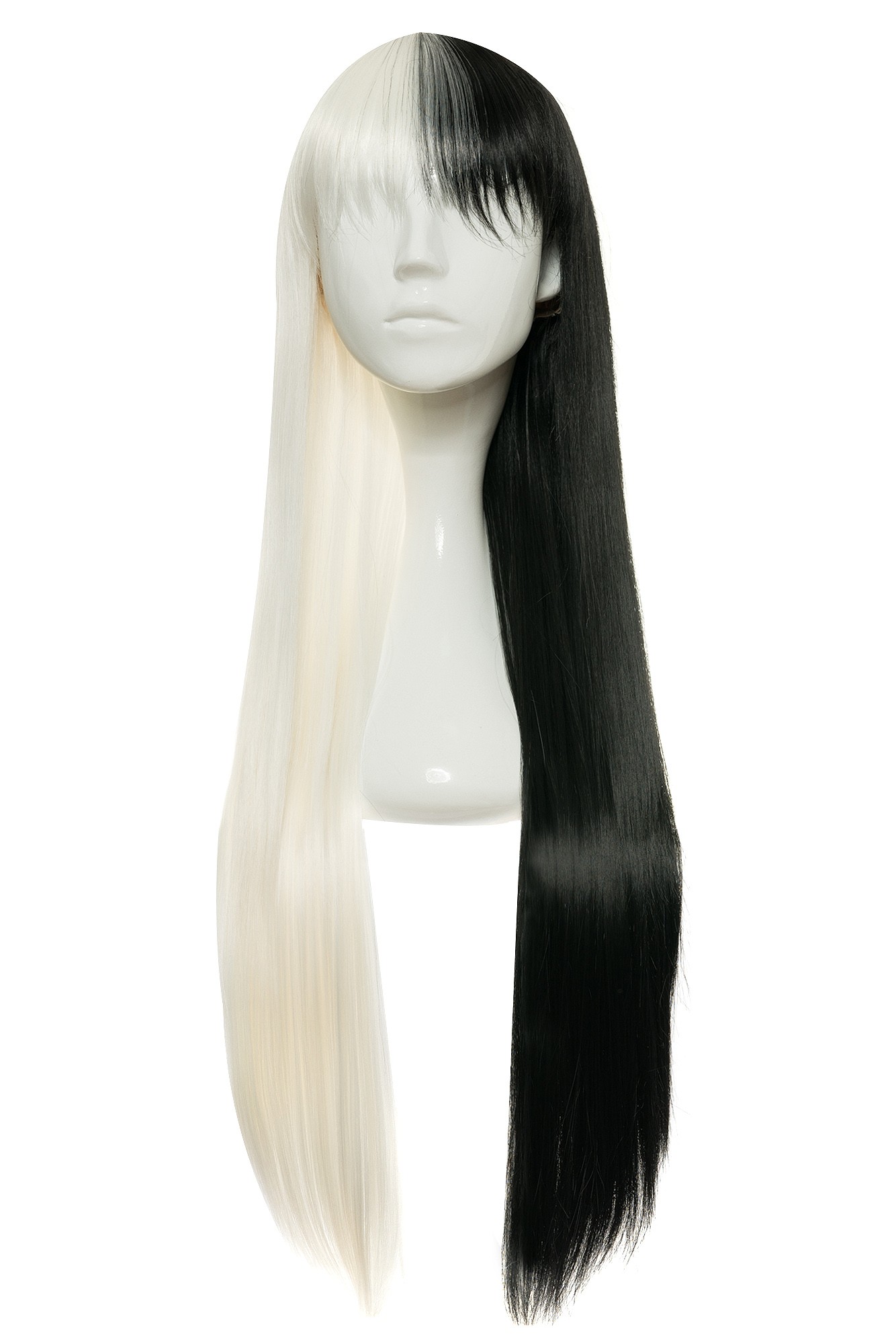 Peruca Maribella Alb/Negru Peruca Maribella Alb/Negru
