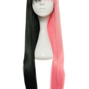 Peruca Maribella Roz/Negru