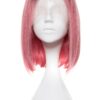 Peruca naturala Amelia Hot Pink