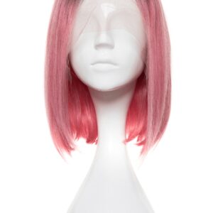 Peruca naturala Amelia Hot Pink