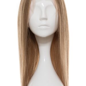 Peruca Naturala Anna Blond Inchis Cenusiu