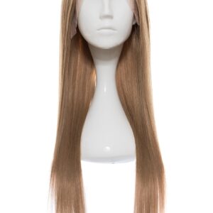 Peruca Naturala Madison Blond Inchis Cenusiu