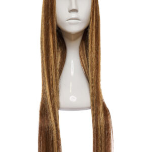 Peruca Naturala PANDORA Saten Natural cu Suvite Blond Miere