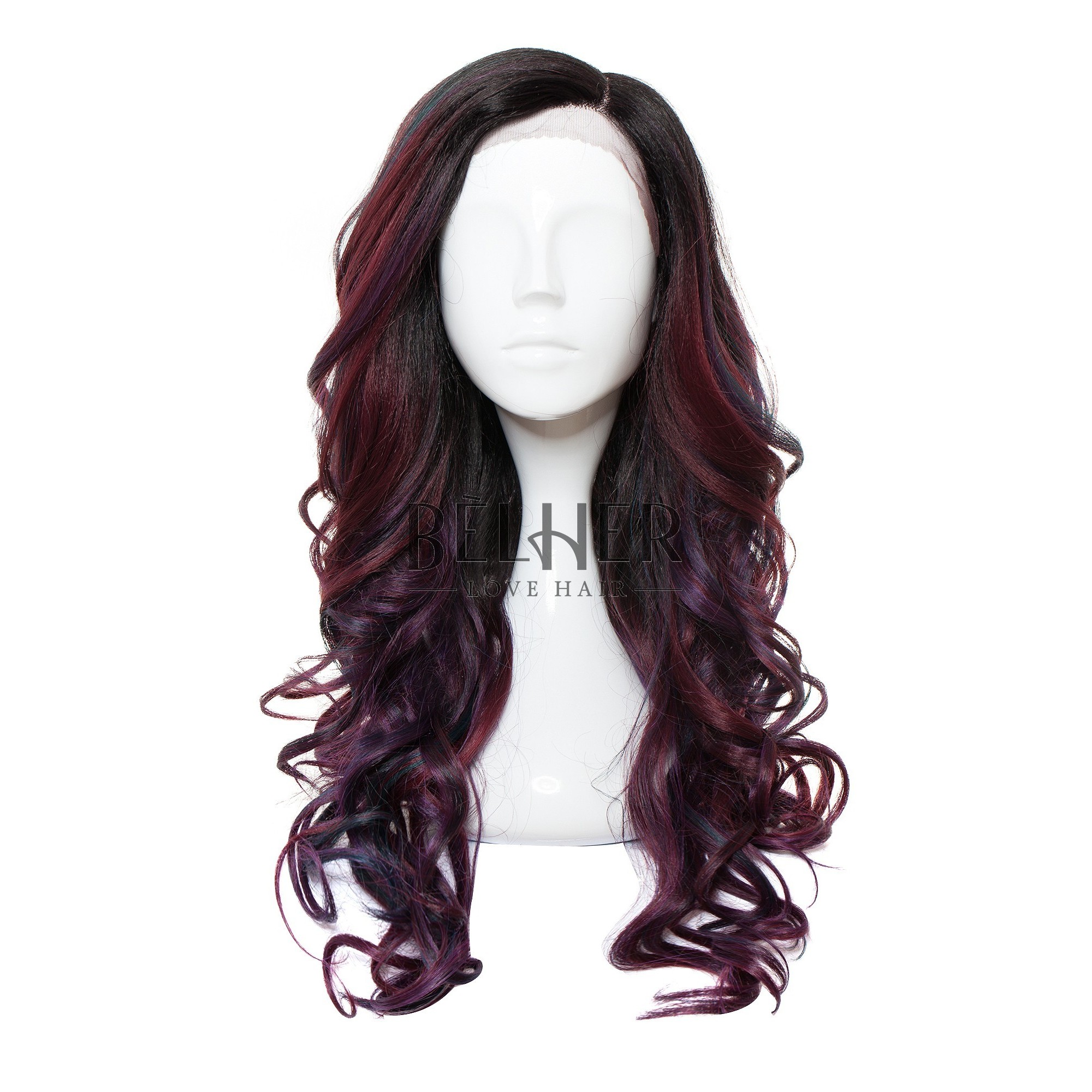 Peruca Vicky Ombre Multicolor Burgundy Peruca Vicky Ombre Multicolor Burgundy