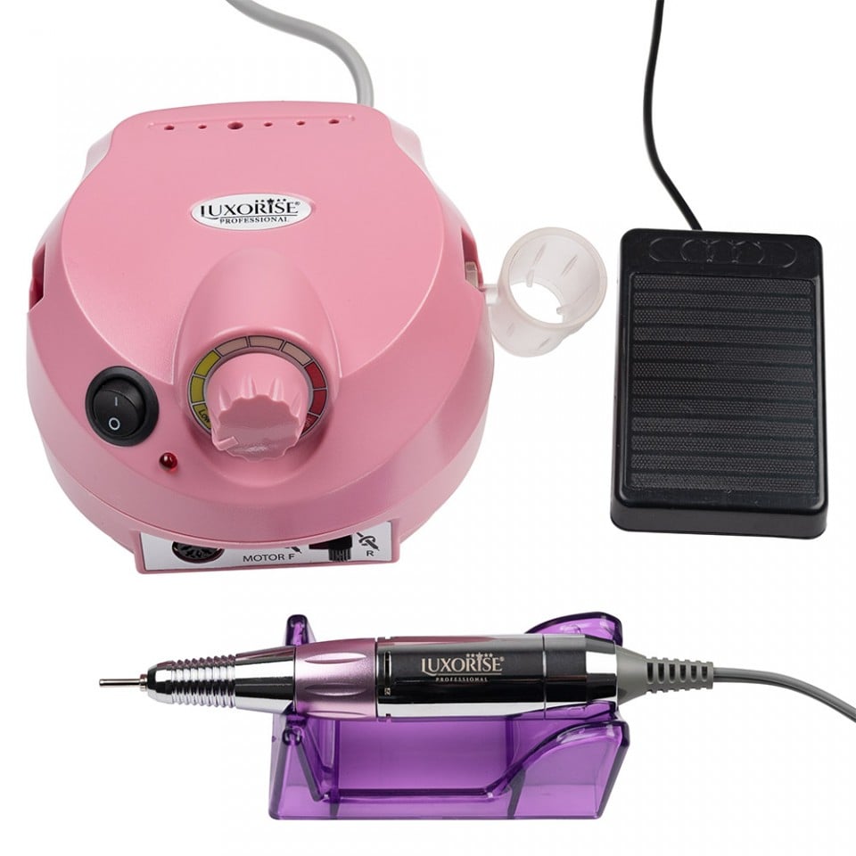 Pila electrica profesionala PowerPRO Elite - LUXORISE , 30.000 RPM, Pink Pila electrica profesionala PowerPRO Elite - LUXORISE , 30.000 RPM, Pink