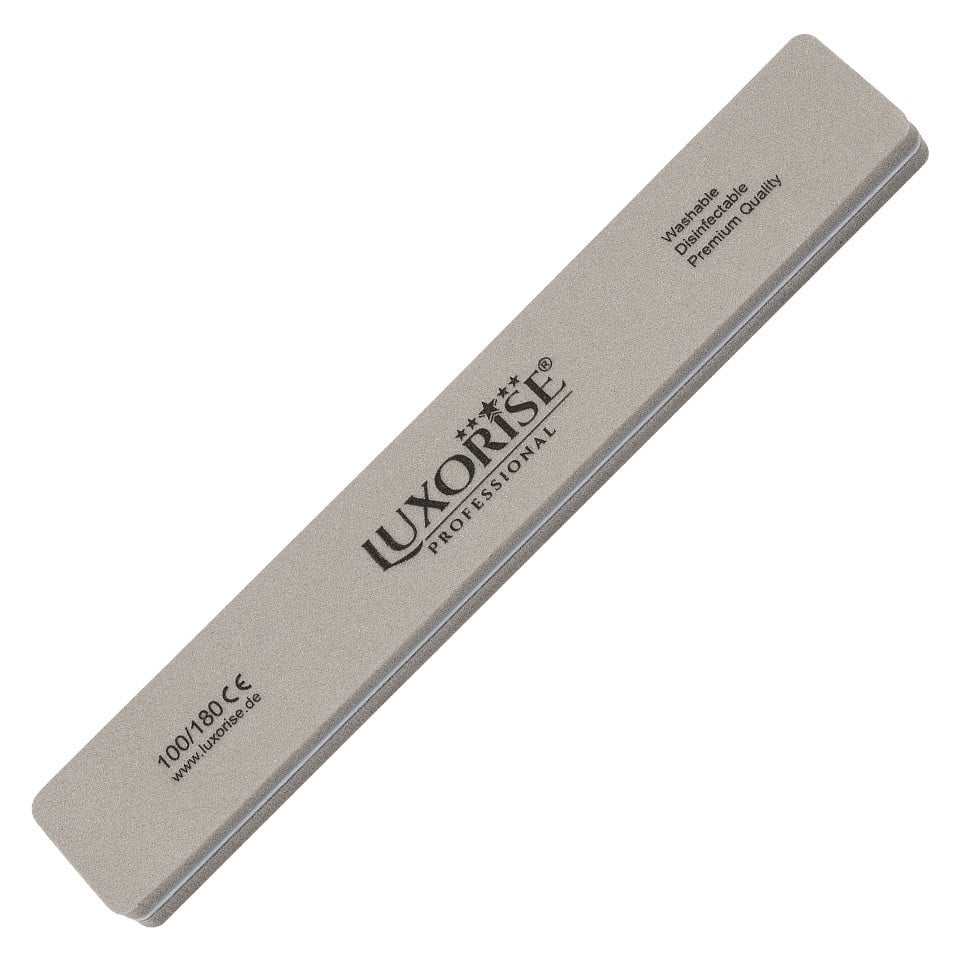 Pila unghii lavabila Lata LUXORISE, granulatia 100/180, gri Pila unghii lavabila Lata LUXORISE, granulatia 100/180, gri