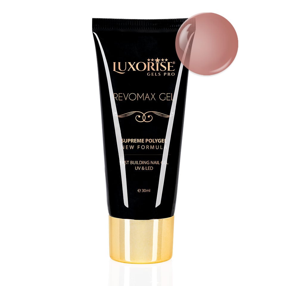 Polygel REVOMAX GEL LUXORISE Elegant Nude, 30ml Polygel REVOMAX GEL LUXORISE Elegant Nude, 30ml