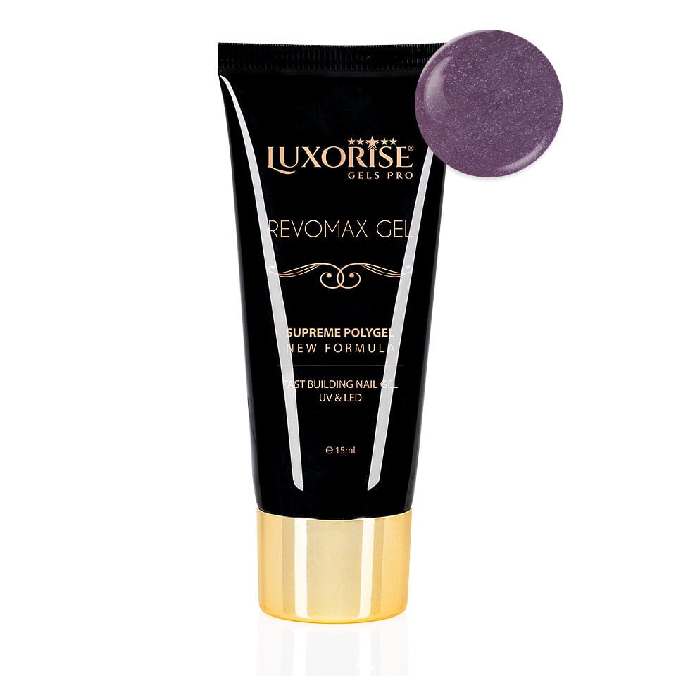 Polygel REVOMAX GEL LUXORISE Smoky Quartz, 15ml Polygel REVOMAX GEL LUXORISE Smoky Quartz, 15ml
