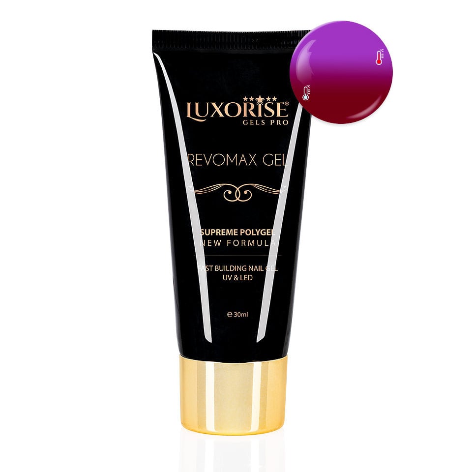 Polygel Thermo REVOMAX GEL LUXORISE Dreamy Petals, 30ml Polygel Thermo REVOMAX GEL LUXORISE Dreamy Petals, 30ml