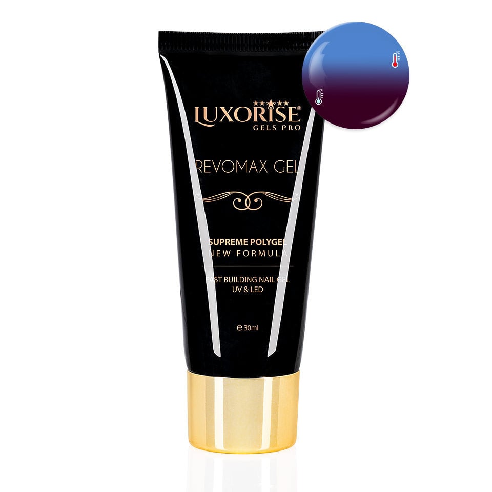 Polygel Thermo REVOMAX GEL LUXORISE Purple Enigma, 30ml Polygel Thermo REVOMAX GEL LUXORISE Purple Enigma, 30ml