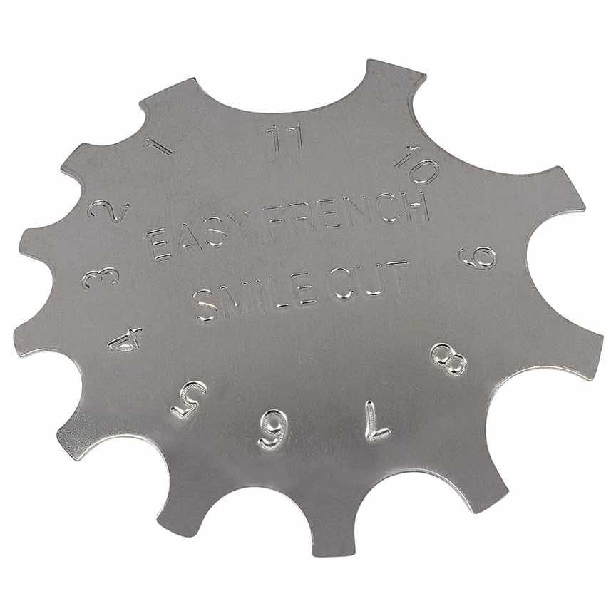 Rotita Metalica pentru Manichiura French SensoPRO Milano, Smile Cut Rotita Metalica pentru Manichiura French SensoPRO Milano, Smile Cut