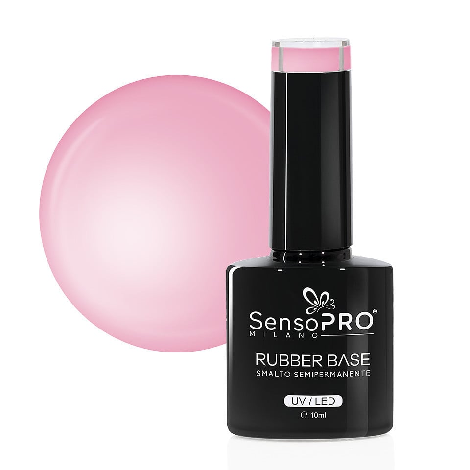 Rubber Base Gel SensoPRO Milano 10ml, #32 Tasty Pink Rubber Base Gel SensoPRO Milano 10ml, #32 Tasty Pink