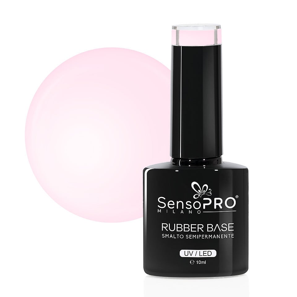Rubber Base Gel SensoPRO Milano 10ml, #62 Rose Silk Rubber Base Gel SensoPRO Milano 10ml, #62 Rose Silk