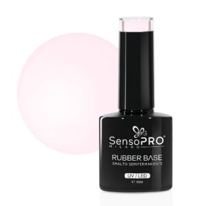 Rubber Base Gel SensoPRO Milano 10ml, #63 Pink Nude