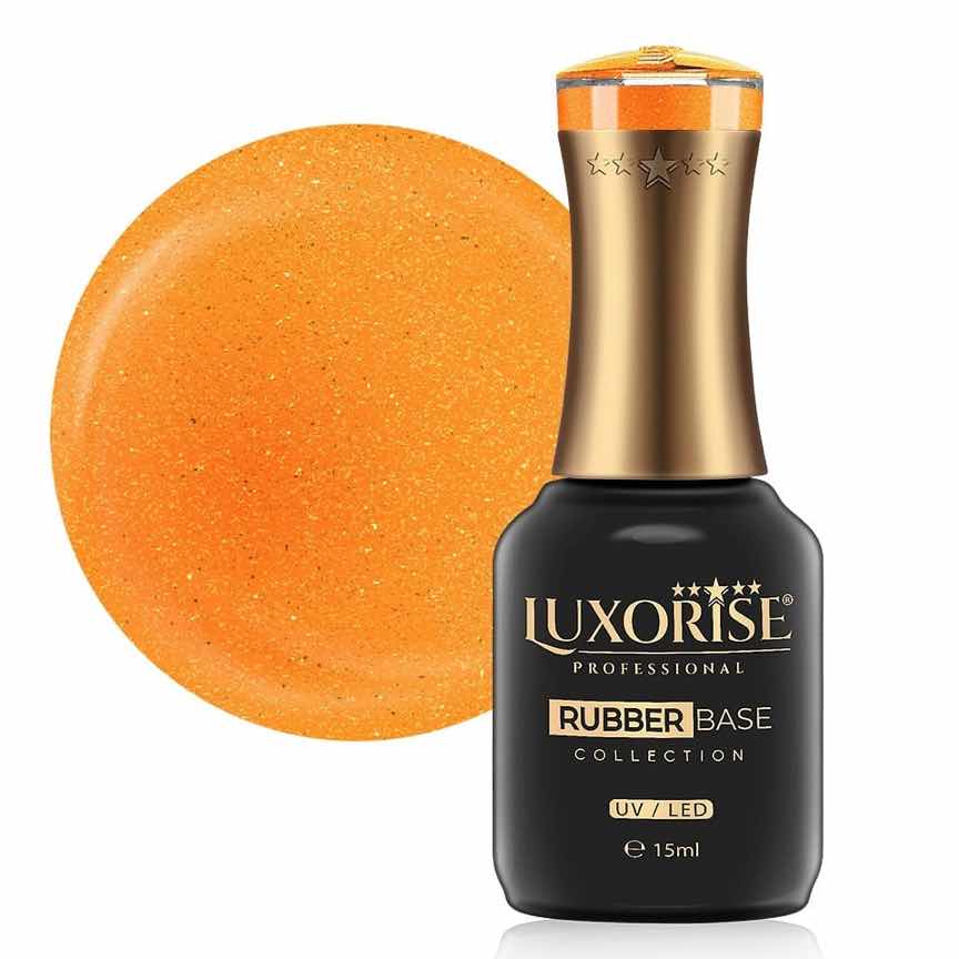Rubber Base LUXORISE Neon City Collection - Citrus Glimmer 15ml Rubber Base LUXORISE Neon City Collection - Citrus Glimmer 15ml