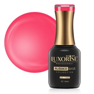 Rubber Base LUXORISE Neon City Collection - Flamingo 15ml