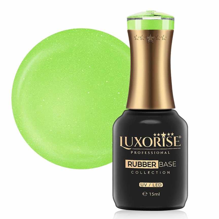 Rubber Base LUXORISE Neon City Collection - Lime Glow 15ml Rubber Base LUXORISE Neon City Collection - Lime Glow 15ml