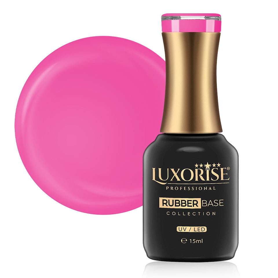 Rubber Base LUXORISE Neon City Collection - Neon Rose 15ml Rubber Base LUXORISE Neon City Collection - Neon Rose 15ml