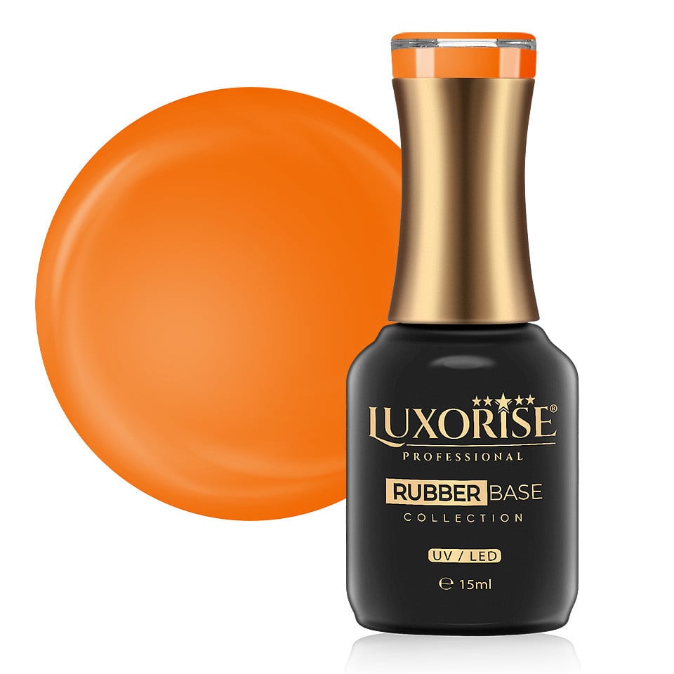 Rubber Base LUXORISE Neon City Collection - Orange 15ml Rubber Base LUXORISE Neon City Collection - Orange 15ml