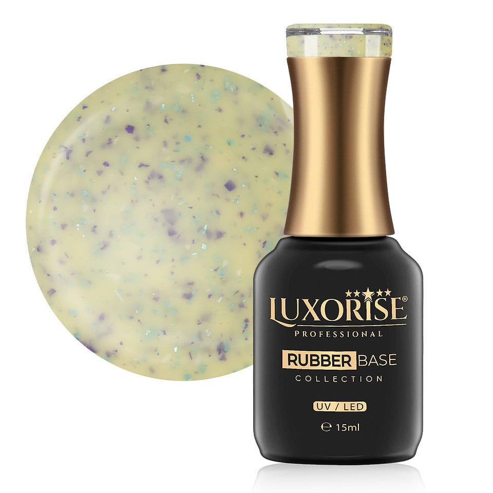 Rubber Base LUXORISE Sparkling Collection - Citrus Heart 15ml Rubber Base LUXORISE Sparkling Collection - Citrus Heart 15ml