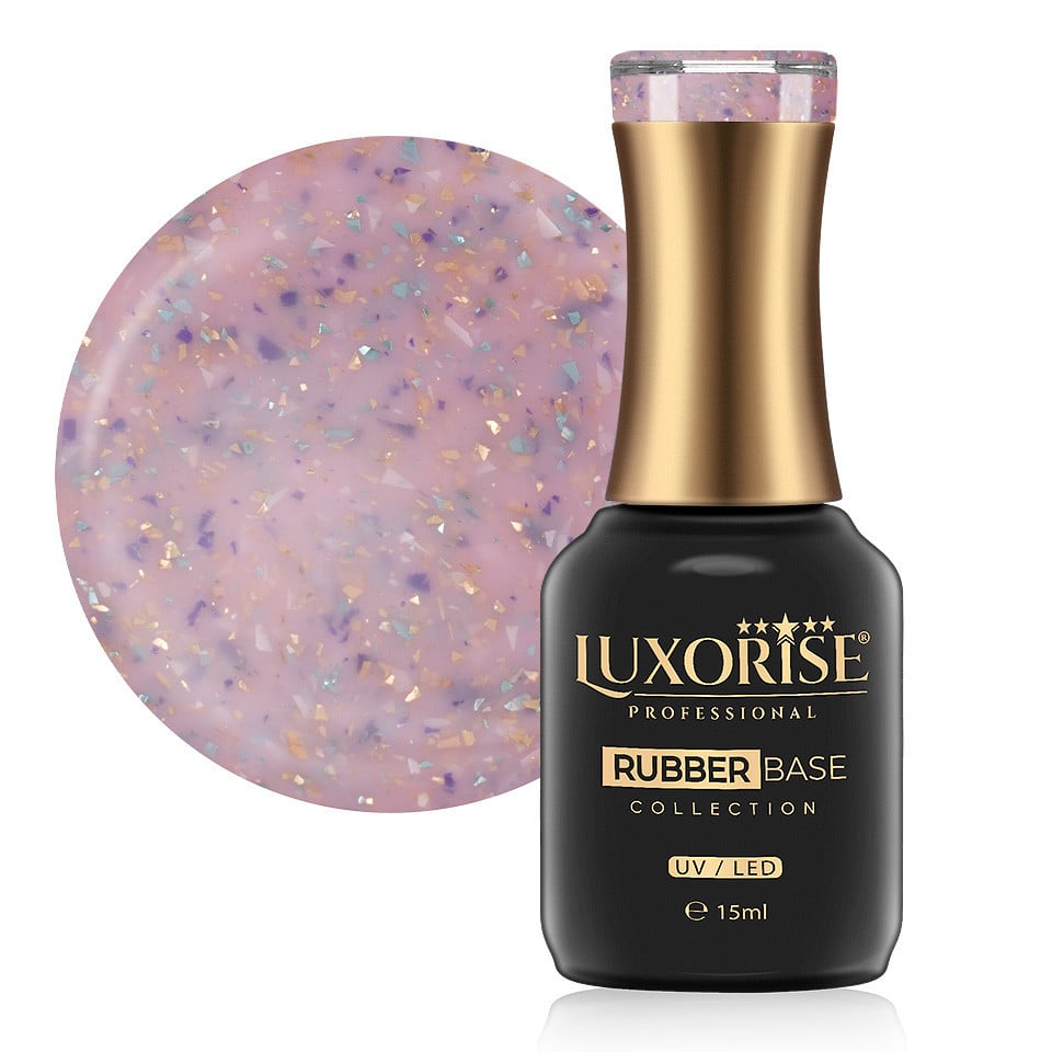 Rubber Base LUXORISE Sparkling Collection - Sweet Rainbow 15ml Rubber Base LUXORISE Sparkling Collection - Sweet Rainbow 15ml