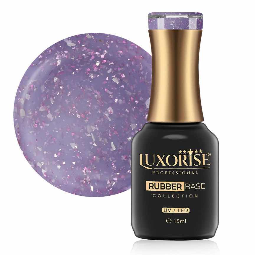 Rubber Base LUXORISE Sparkling Collection - Tinted Lilac 15ml Rubber Base LUXORISE Sparkling Collection - Tinted Lilac 15ml