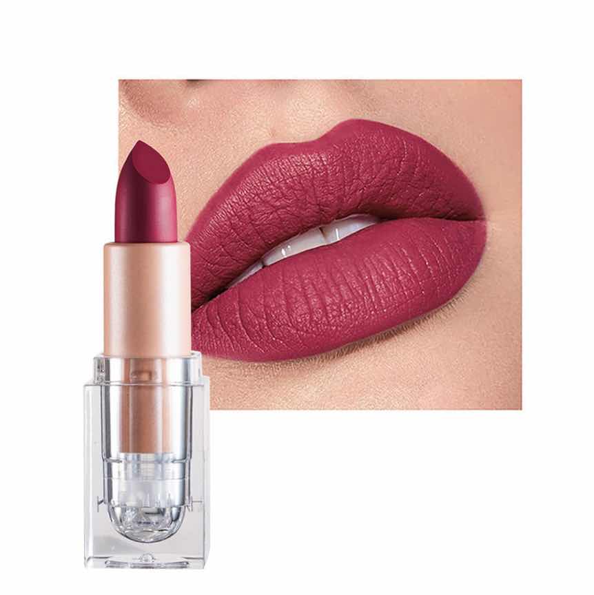 Ruj Mat Ice Cube Lipstick Handaiyan Red Wine #611 Ruj Mat Ice Cube Lipstick Handaiyan Red Wine #611