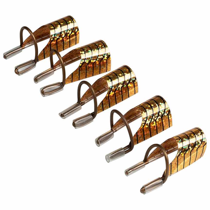 Sabloane Unghii Reutilizabile SensoPRO Milano Set 5 buc, Gold Sabloane Unghii Reutilizabile SensoPRO Milano Set 5 buc, Gold